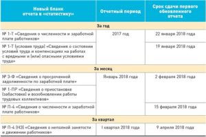 Сроки сдачи бухгалтерской и налоговой отчетности