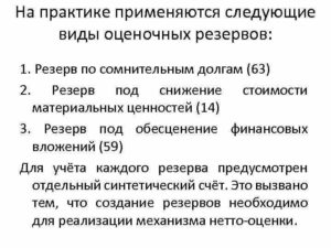 Как в бухучете отразить создание резерва под снижение стоимости ТМЦ?