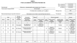 Допускаются ли исправления в книге учета БСО