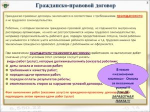Учет вознаграждения по гражданско-правовому договору