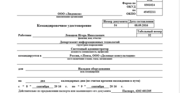 Документы для оформления командировки в 2019 году: бланки, образцы, порядок заполнения