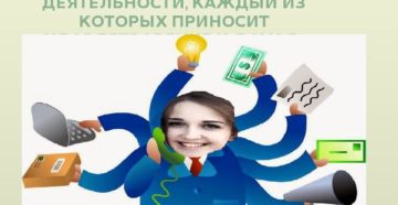 Совмещение нескольких видов деятельности