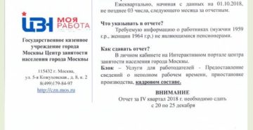 Бухгалтеры сдают в службу занятости новый отчет за 3 квартал
