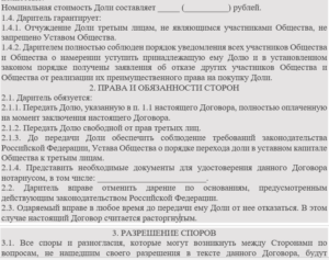 Что нужно учитывать при продаже и ином отчуждении своей доли в ООО.