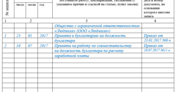 Нужно ли вносить в трудовую книжку сотрудника сведения о совмещении должностей?