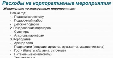 Как учесть расходы на корпоративное мероприятие