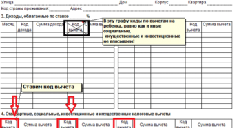 Код вычета 118 в 2-НДФЛ