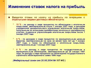 Применение ставки налога на прибыль 0%