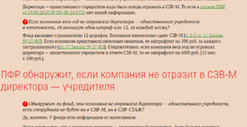 Как заполнить РСВ-1 на директора-единственного учредителя