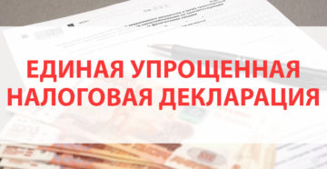 Единая декларация: зачем нужна и как по ней отчитаться Единая декларация: зачем нужна и как по ней отчитаться
