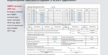 Заполнение справки 2-НДФЛ при задержке зарплаты