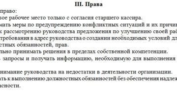 Обязательно ли прописывать в должностной инструкции право работать на ККТ? Обязательно ли прописывать в должностной инструкции право работать на ККТ?